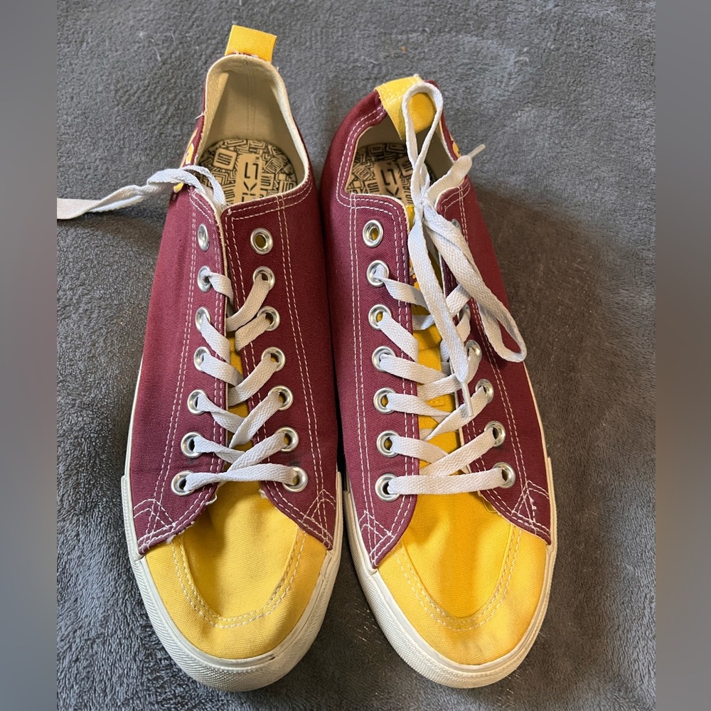 Stylish Maroon and Gold ASU Sun Devil Sneakers